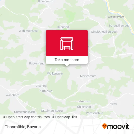 Карта Thosmühle