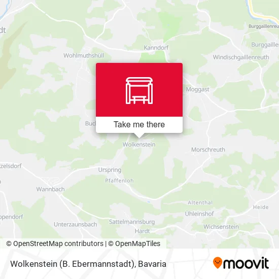 Карта Wolkenstein (B. Ebermannstadt)