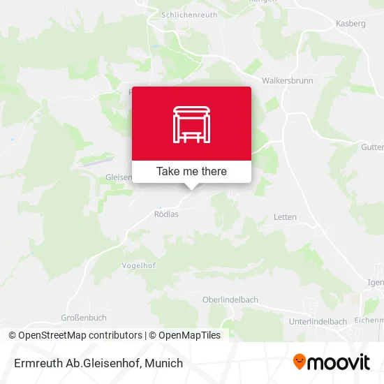 Карта Ermreuth Ab.Gleisenhof