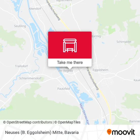 Карта Neuses (B. Eggolsheim) Mitte