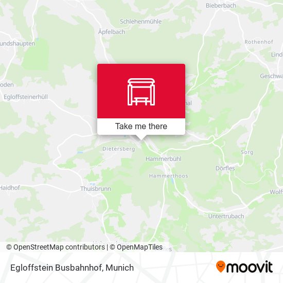 Карта Egloffstein Busbahnhof