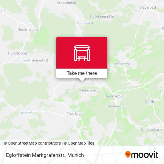 Карта Egloffstein Markgrafenstr.