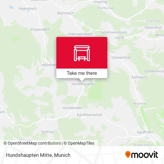 Карта Hundshaupten Mitte