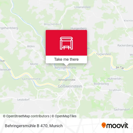 Карта Behringersmühle B 470