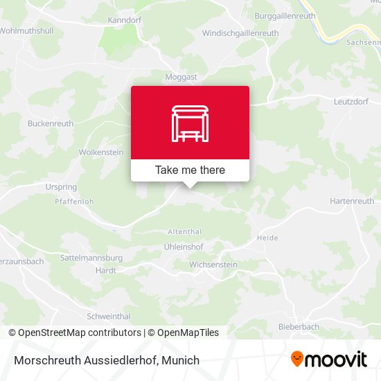 Morschreuth Aussiedlerhof map