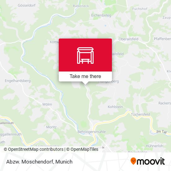 Abzw. Moschendorf map