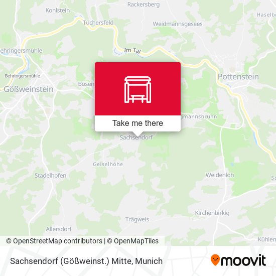 Sachsendorf (Gößweinst.) Mitte map