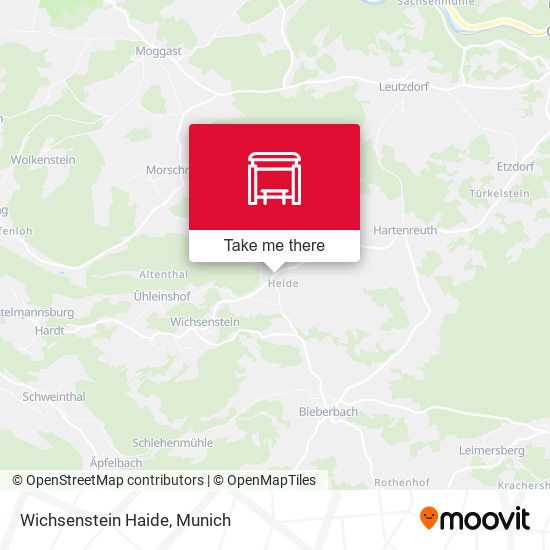 Карта Wichsenstein Haide