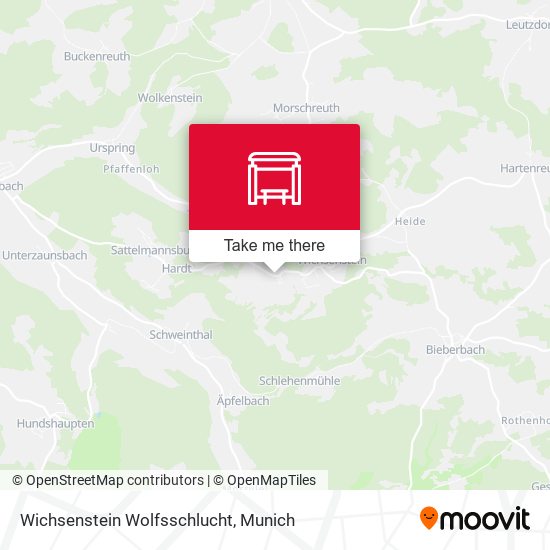 Wichsenstein Wolfsschlucht map