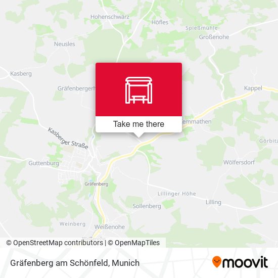 Gräfenberg am Schönfeld map