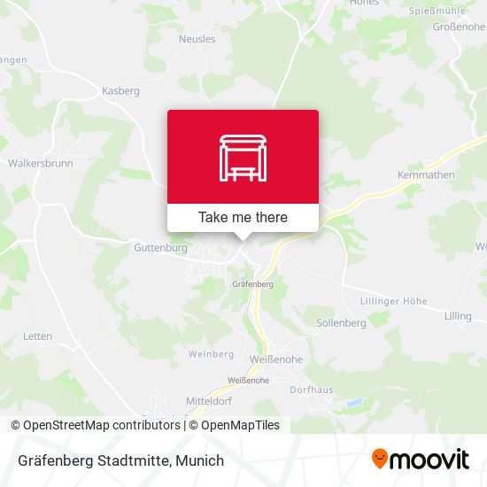 Gräfenberg Stadtmitte map