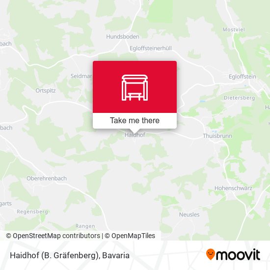 Haidhof (B. Gräfenberg) map