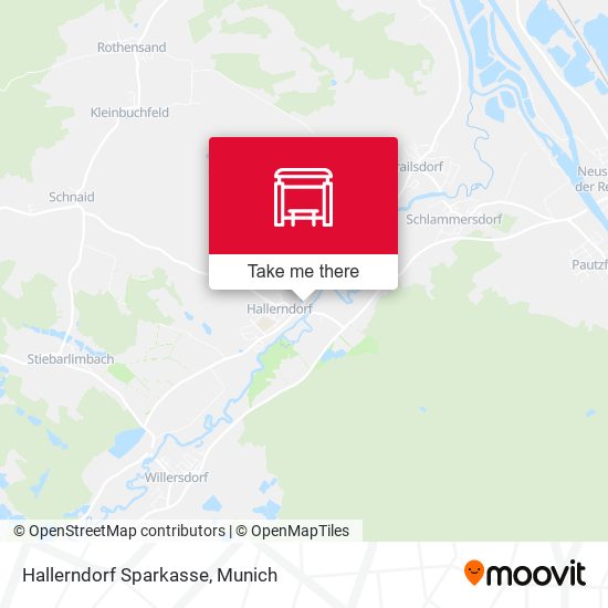 Карта Hallerndorf Sparkasse