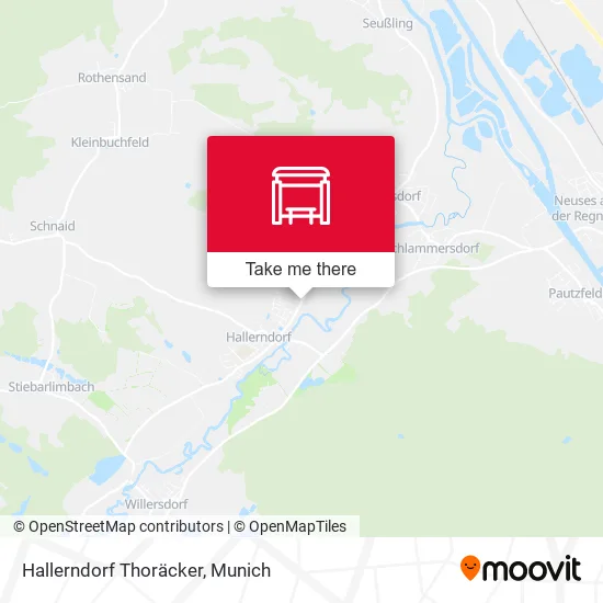 Карта Hallerndorf Thoräcker