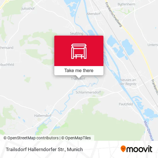 Карта Trailsdorf Hallerndorfer Str.