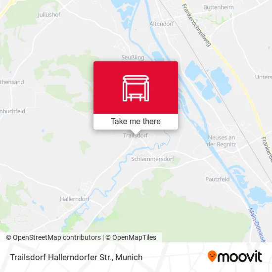Карта Trailsdorf Hallerndorfer Str.