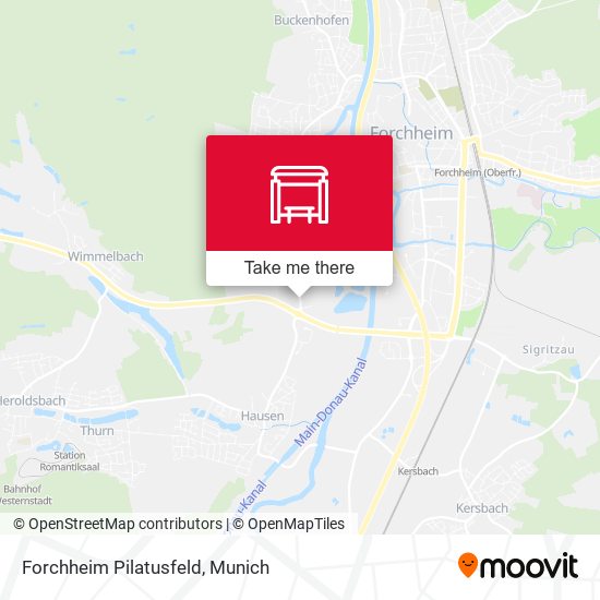 Карта Forchheim Pilatusfeld