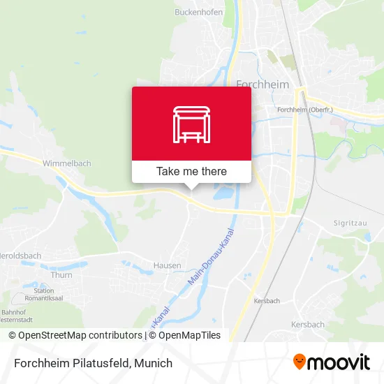 Карта Forchheim Pilatusfeld