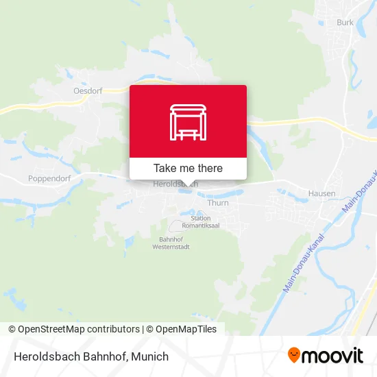 Карта Heroldsbach Bahnhof