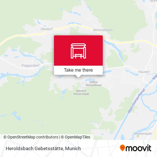Heroldsbach Gebetsstätte map