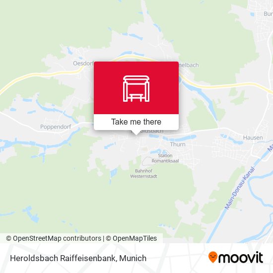 Heroldsbach Raiffeisenbank map