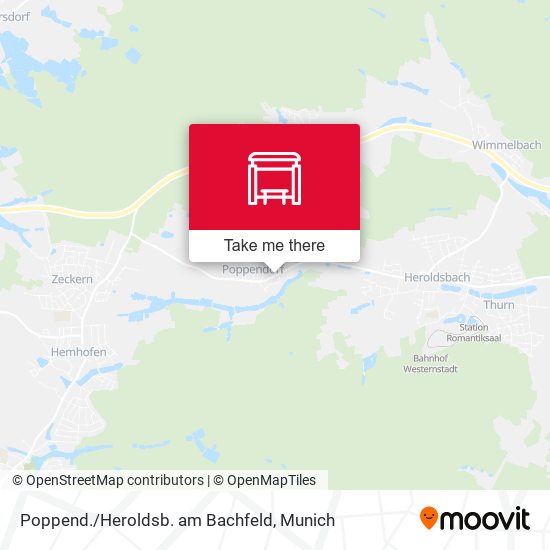 Poppend./Heroldsb. am Bachfeld map