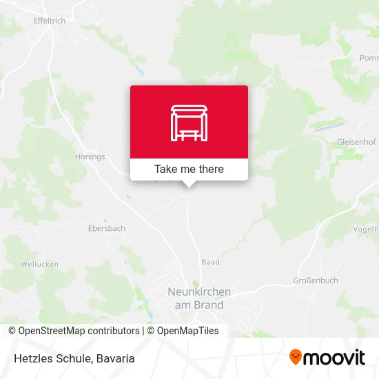 Hetzles Schule map