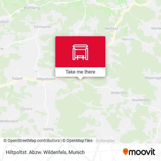 Hiltpoltst. Abzw. Wildenfels map