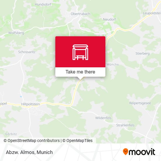 Abzw. Almos map