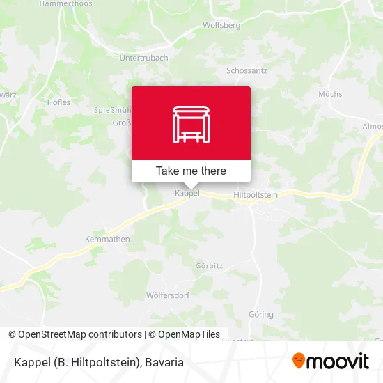 Карта Kappel (B. Hiltpoltstein)