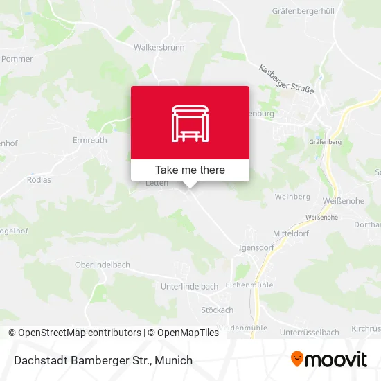 Карта Dachstadt Bamberger Str.