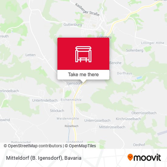 Mitteldorf (B. Igensdorf) map