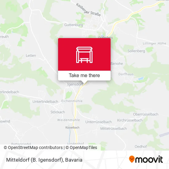 Карта Mitteldorf (B. Igensdorf)