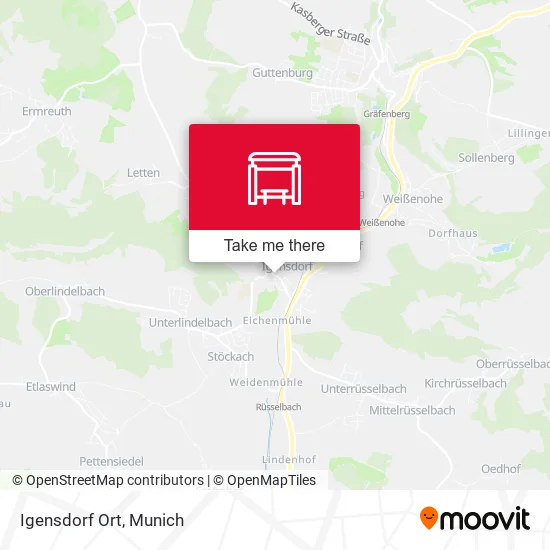 Карта Igensdorf Ort