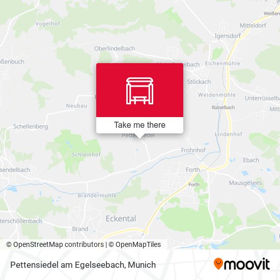 Pettensiedel am Egelseebach map