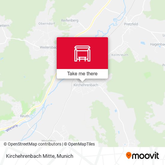 Kirchehrenbach Mitte map