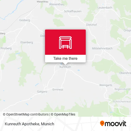Карта Kunreuth Apotheke