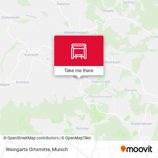 Карта Weingarts Ortsmitte
