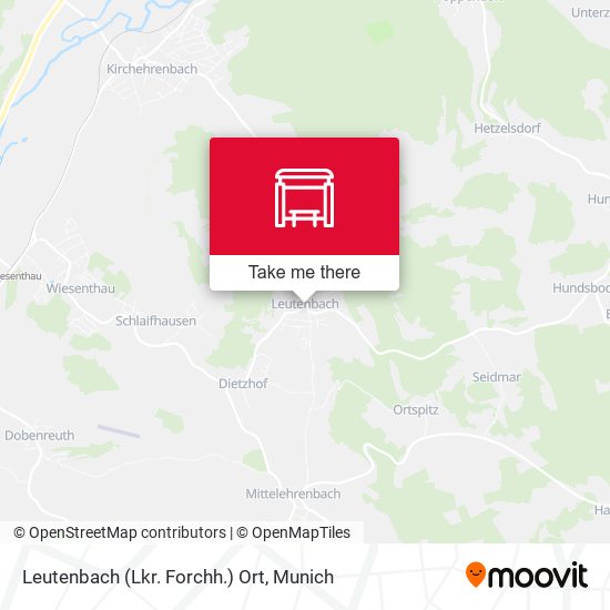 Leutenbach (Lkr. Forchh.) Ort map