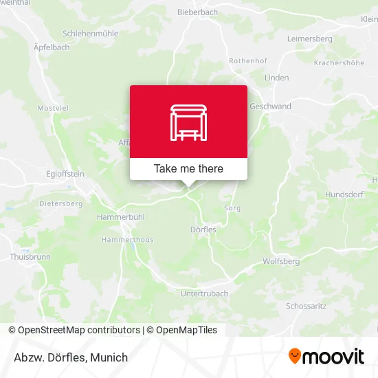 Карта Abzw. Dörfles