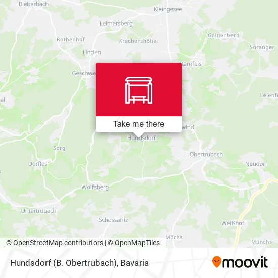 Карта Hundsdorf (B. Obertrubach)