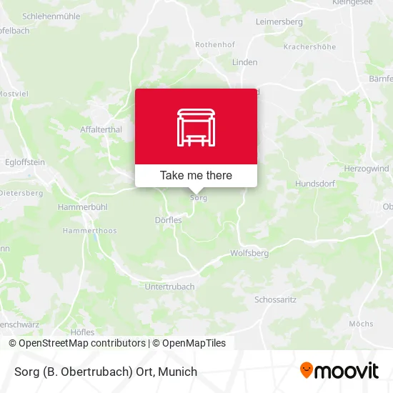 Карта Sorg (B. Obertrubach) Ort