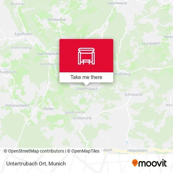 Карта Untertrubach Ort