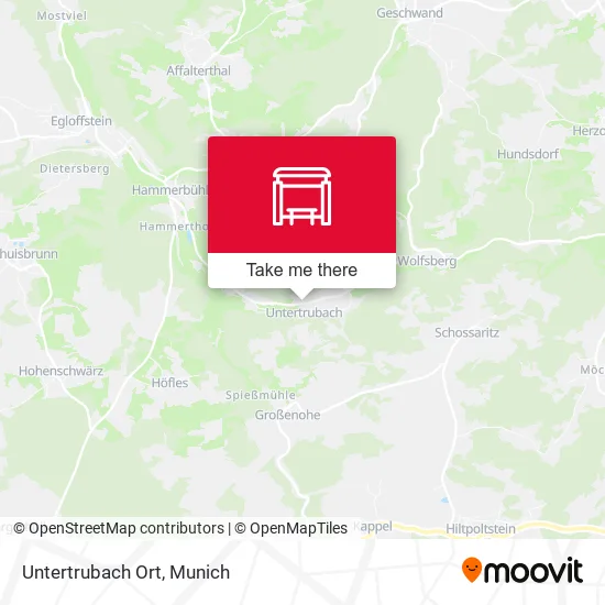 Карта Untertrubach Ort
