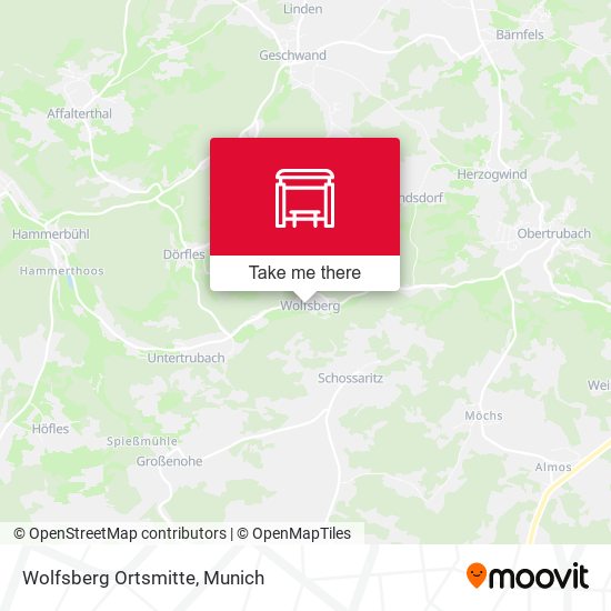 Wolfsberg Ortsmitte map