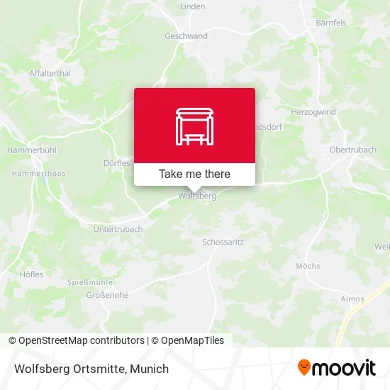 Карта Wolfsberg Ortsmitte