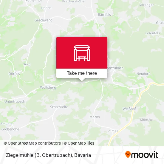 Карта Ziegelmühle (B. Obertrubach)