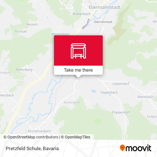 Карта Pretzfeld Schule