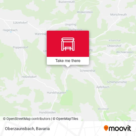Карта Oberzaunsbach