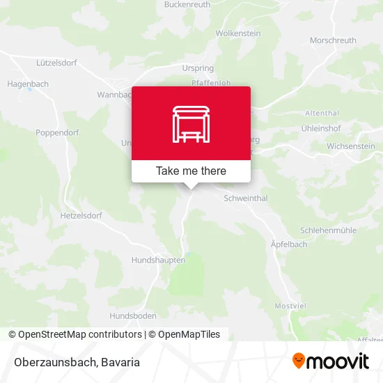 Карта Oberzaunsbach